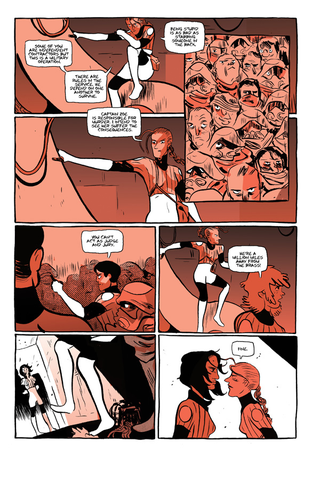 Illustration for article titled Read a preview of a groovy manga-influenced Martian horror graphic novel